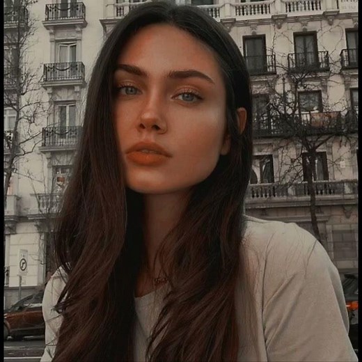 beautiful brunette girl video