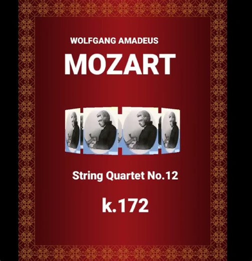 #mozart #모차르트 #172 #String Quartet No.12