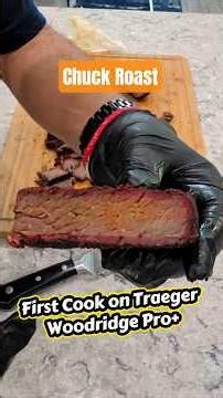 Chuck Roast - First Cook on Traeger Woodridge Pro+ #halal #traeger #brisket #woodridge #woodridgepro