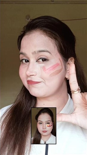 How To Apply Easy & Simple Makeup Hack 😱😍#makeup #trending #tutorial #shorts #ytshorts #viral #hack