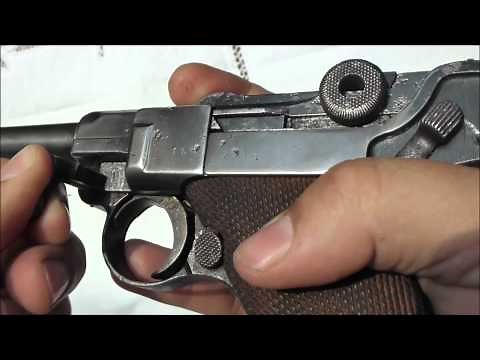 Original1917 German Luger Description and Firing