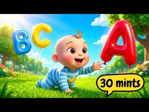 ABC Song 30 Minutes | Learn Alphabet A-Z | Fun ABC Learning for Kids