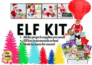 Elf Kit 26 Days (2bonus!) of Christmas | Elf Props | Elf Accessories | Mischief | Activities | Elf Antics | Christmas Activities Kit | Easy - Etsy