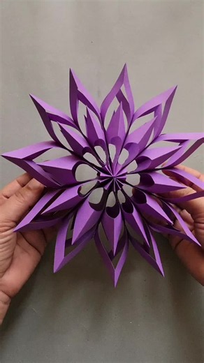 Diy Easy Paper Snowflake | Christmas Paper craft | #paper #diy #snowflakes #creatorsearchinsights #fyp