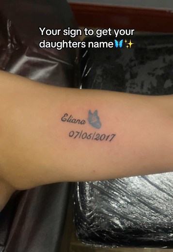 Daughter's Name Tattoo Ideas for Meaningful Ink