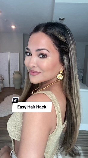 Easy Hair Hack Tutorial for Tucking Hair Behind Ears with Bobby Pins