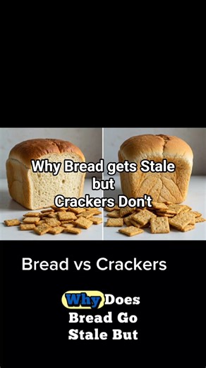 Why Bread Gets Stale but Crackers Don't