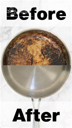 Simple Way to Clean Burned Stainless Steel Pots and Pans Back to Brand New Condition