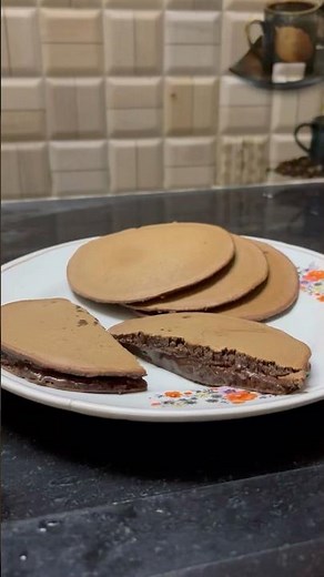 Doracake #doraemon #doracake #doracakerecipe #chocolate #pancake #chocolatepancake #shortvideo