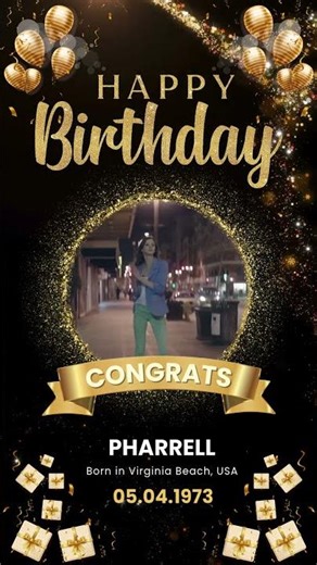 Happy Birthday 🎉 Pharrell Williams | April 5 🎂 #shorts