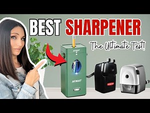 Which Pencil Sharpener is BEST for Coloured Pencils? Full Test