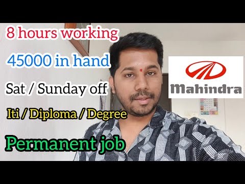 Mahindra Job Vacancy 2026🛑jobs in Hyderabad🛑work from home job 🛑new vacancy 2026🛑 cnc machine