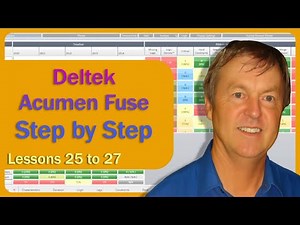 🔸 Deltek Acumen Fuse – Step by Step 🔸 25 to 27 🔸 Complete Schedule Diagnostics & Forensics Course
