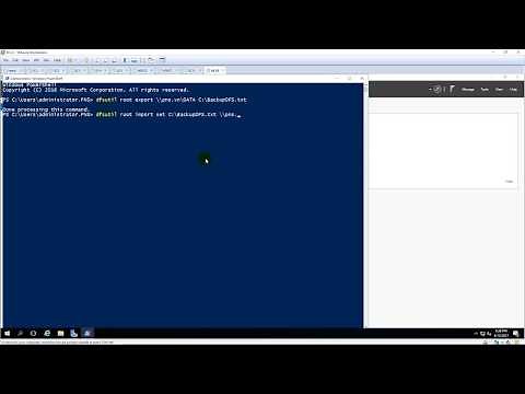 Backup and restore configuration DFS using Windows PowerShell
