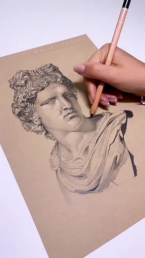 Renaissance Greek Statue Drawing Tutorial