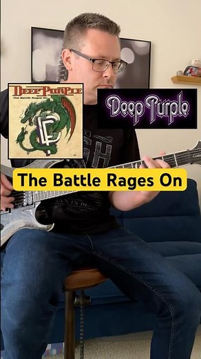 Deep Purple – The Battle Rages On Guitar Cover | Heavy Riff Breakdown (Short)