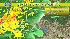 WEATHER ALERT: Severe Thunderstorm Warning is in effect for Johnson, Logan, Newton until 3/30 8:00AM. Stay tuned to KOLR10. #kolr10wx | Ozarks First