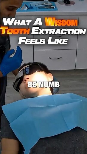 What Does A Wisdom Tooth Extraction Feel Like #dentist #wisdomtoothextraction