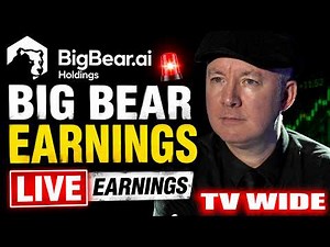 🚨 BigBear.ai Earnings LIVE Tonight: Can BBAI Shock Wall Street? | Martyn Lucas Investor