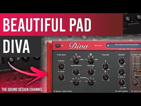 DIVA Tutorial | Beautiful PAD Sound, Organic House
