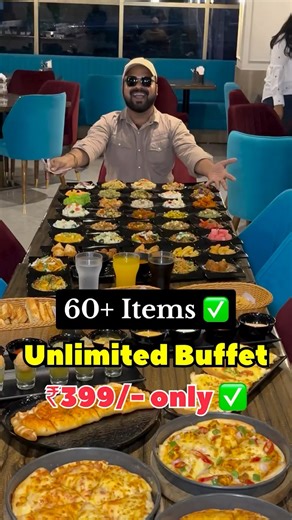 34K views · 788 reactions | Unlimited buffet at just 399/- . . Location : Sam’s Pizza, Co-operative House Building Society, 1st floor, CVR news, Rd Number 82, Navanirman Nagar Colony, Jubilee Hills, Hyderabad, Telangana 500096 Please  Follow @venkys_food_byte #unlimited #buffet #unlimitedfood #restaurant #food #foodie #foodgasm #foodporn #foodlover #explore #viral #trending #amazing #hyderabad | Venkatesh Chinthagumpala | Facebook