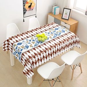 Custom Luxury Table Decoration Dinner Table Cloth PVC Tablecloth