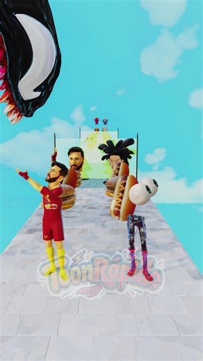Spider-Punk Turns Into Skibidi Toilet! Epic Run VS Messi