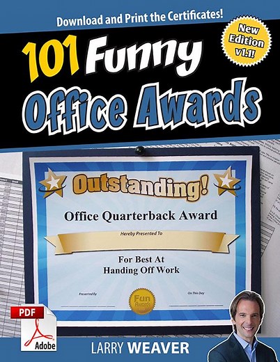101 Funny Office Awards™ - Etsy