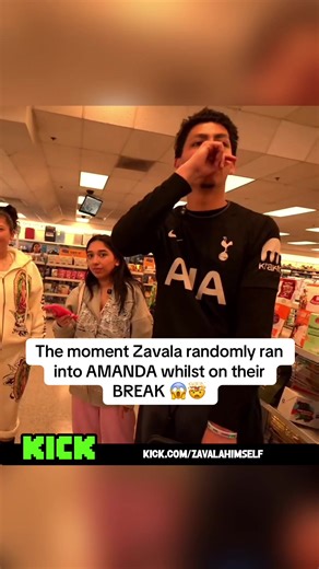 The moment Zavala randomly ran into AMANDA whilst on their BREAK 😱🤯 #fyp #zavala #zavalahimself #amanda #amandasolis