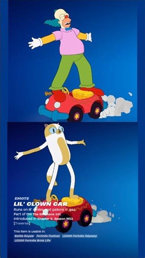 Fortnite CAKE THE CAT Skin Doing Funny Laughing Emotes (Adventure Time Collab) Part 01