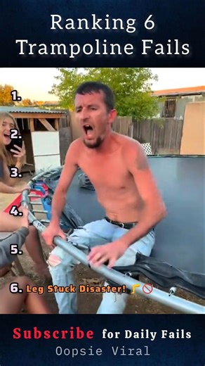 ​6 Trampoline Fails That Actually Happened 🤸‍♂️🥲