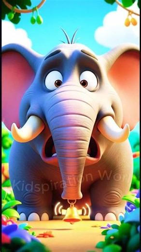 The Elephant and the Tiny Bell! 🐘🔔 A Lesson in Humility | Moral Short for Kids #shorts #shortsindia