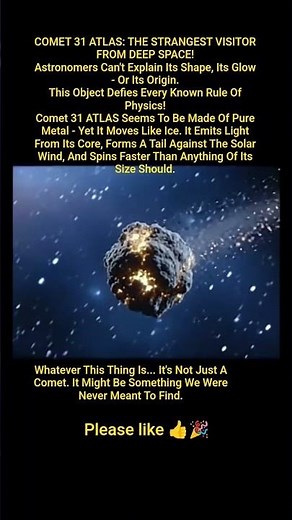Comet 3I/ATLAS: The Alien Metal Visitor From Deep Space!
