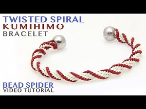 Easy Spiral Braided Bracelet - Beginners Tutorial