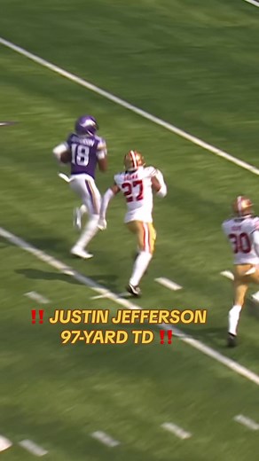 Justin Jefferson 97-Yard TD: Longest Play in NFL History