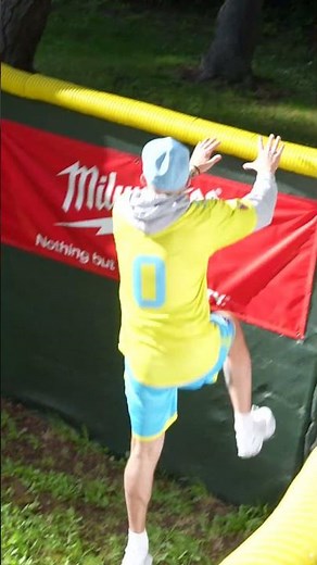 Best Play in Wiffle History?🤯 #dingersornothing #wiffleball #baseball #shorts