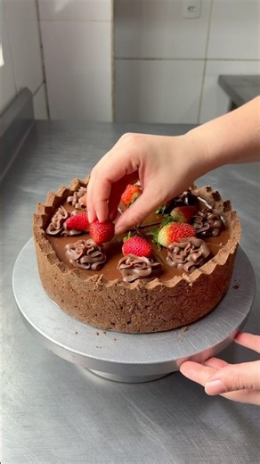 Torta musse de chocolate 🍫