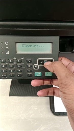 how to clining mode in hp laserjet m1213mfp printer