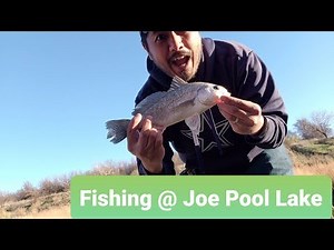 Bank Fishing at Joe Pool Lake