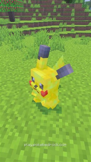 Who says we're not cute? 😣🔴⚪ #minecraft #bedrock #pokebedrock #pokemon #fyp