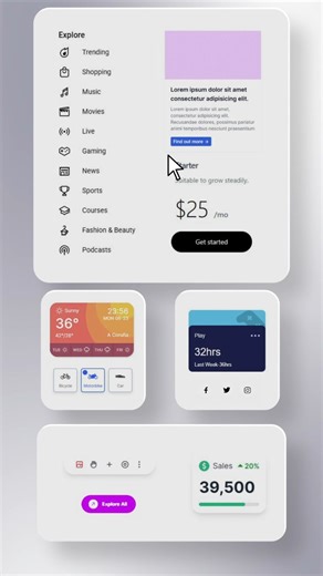 Abhishek Dubey on Instagram: "Interactive UI Animation Tutorial in After Effects - No Plugins . Full Tutorial on my YouTube channel - Motion Nations (link in bio) . . Follow for more! . . #aftereffectstutorial #aftereffects #motiongraphics #motiondesign #animation #illustrator #adobe #adobeaftereffects #lettering #aftereffectstutorials #christmas #facebook #art #artist #design #tutorial #designer #illustration #creative #sports #reels #textanimation #logo #logoanimation #typedesign #typography #