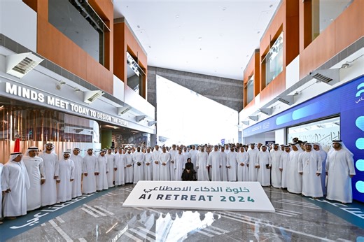 We convened the AI Retreat in Dubai today, which brought together more than 2,500 government officials, executives, and experts. Featuring 35 sessions and workshops, the retreat saw the launch of new partnerships and initiatives that will contribute to shaping a new future for the sector. During the retreat, I met with directors and Chief AI Officers from 22 government entities and directed that the retreat's outcomes be turned into projects to further strengthen Dubai's leadership in the AI sec