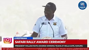 1.1K views · 17 reactions | President Ruto's Speech During The Awarding Ceremony of WRC Safari Rally 2025 Winners -FULL SPEECH | Uzalendo News | Facebook