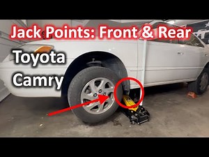Front & Rear Jack Points on Toyota Camry | DIY Guide | Ep 337