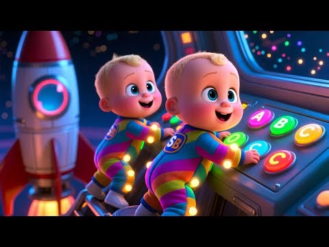 Learn ABC with the Rocket 🚀🔤 | Alphabet Learning for Kids | A to Z Space Adventure