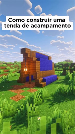 2.2K views · 3 comments | Como construir uma cabana de acampamento ————————————————  Minecraft Java 1.21.10  Shaders Complementary Reimagined Deixe sua ideia nos comentários  Assista nossos tutorais no Youtube ———————————————— ➕ Siga para dicas diárias #minecraft #mcpe #minecraftmemes #minecraftbuilds #gaming #minecraftbuild #minecraftdaily | Fokz Builds | Facebook