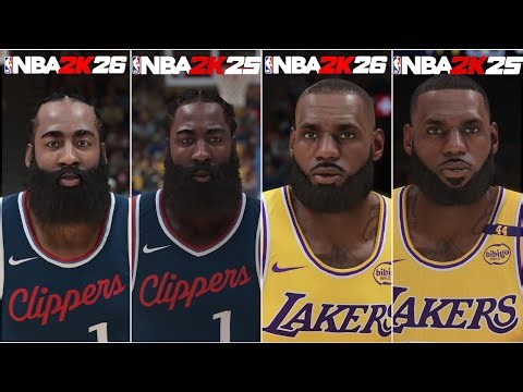 NBA 2k26 VS NBA 2k25 | Graphics Comparison ( Ps5 pro 4K HDR )