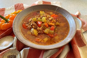 Instant Pot Stuffed Pepper Soup