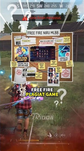 Is Free Fire a plagiarism of the game next door? #ridda #freefire