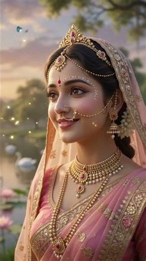 Must Watch Before You Sleep🕉️peaceful radha krishna divine journey 🧿❣️